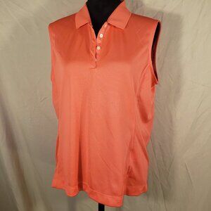 Nike Golf Women's Coral Polo Shirt, Size L